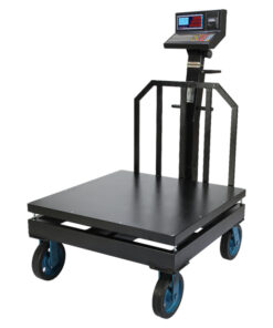 باسکول محک 1500 کیلو 13000 پلاس چاپگردار چرخدار سینی 120×120